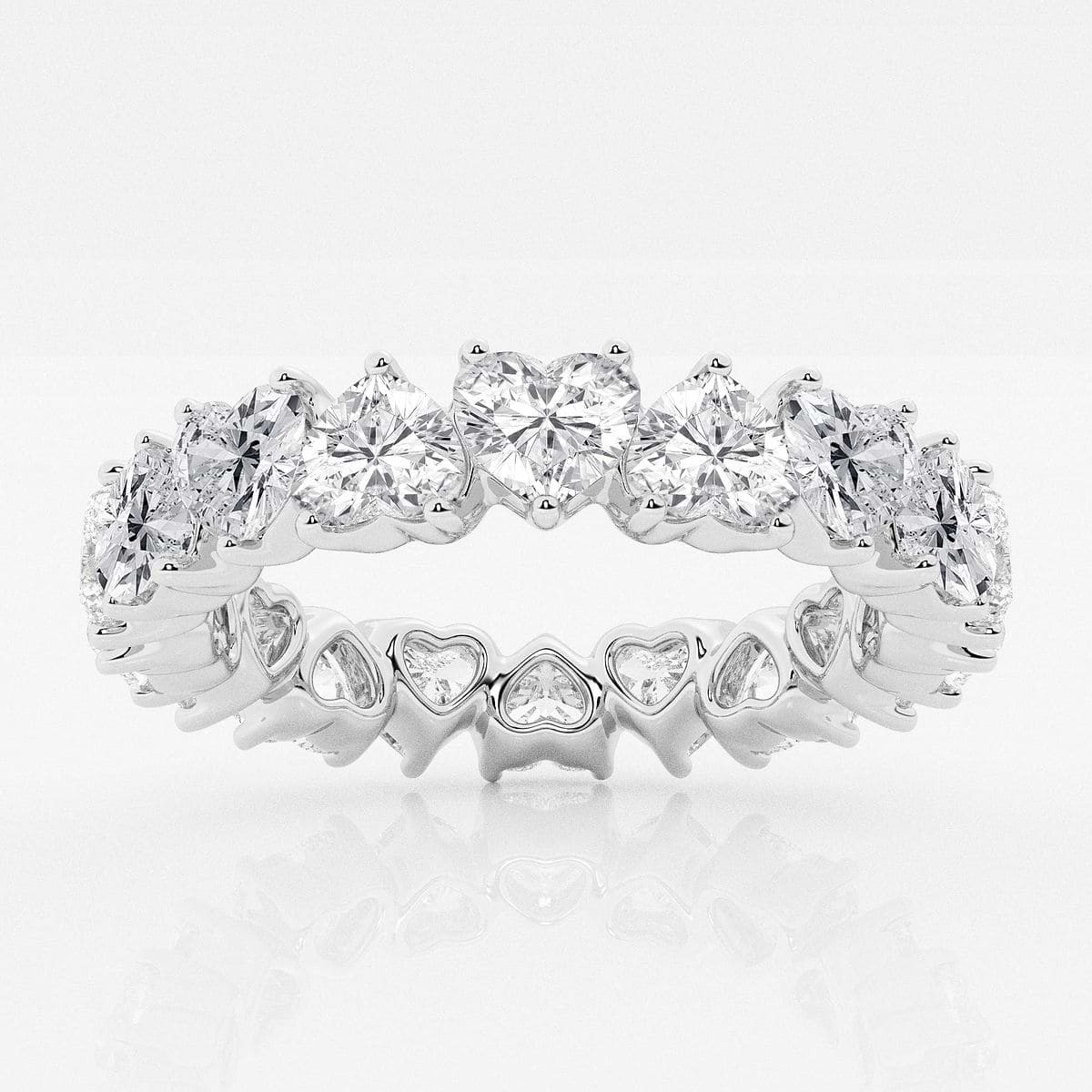 White Eternity Heart Band