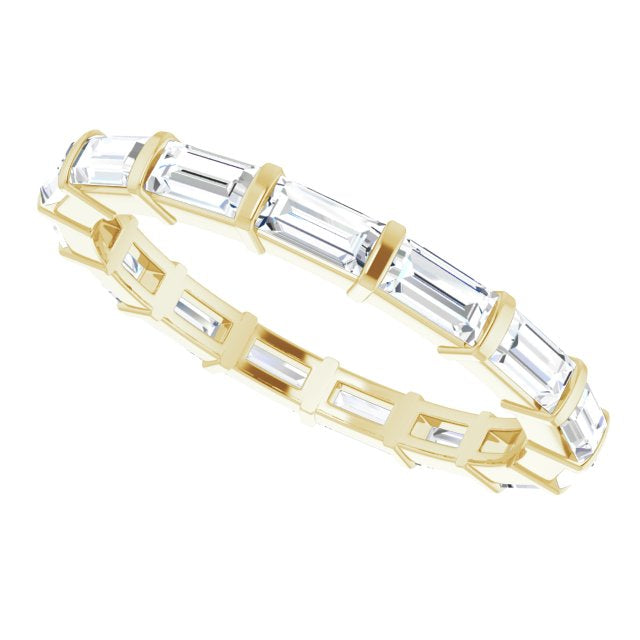 Yellow Gold Diamond Eternity Bend